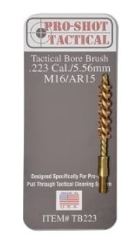 PROSHOT .223 CAL./5.56MM RIFLE BRUSH FOR TACTICAL PULL THROUGH SYSTEM TB223 - Taurus Savings